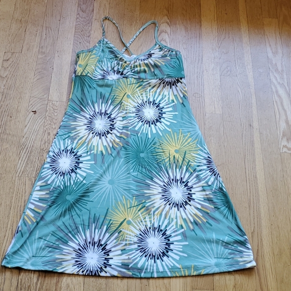 Prana Dresses & Skirts - Prana Lola floral print x back dress M